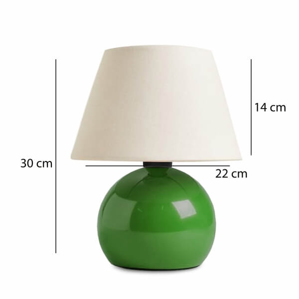 Homing Carpi Globe Metal Green Lampshade 241793