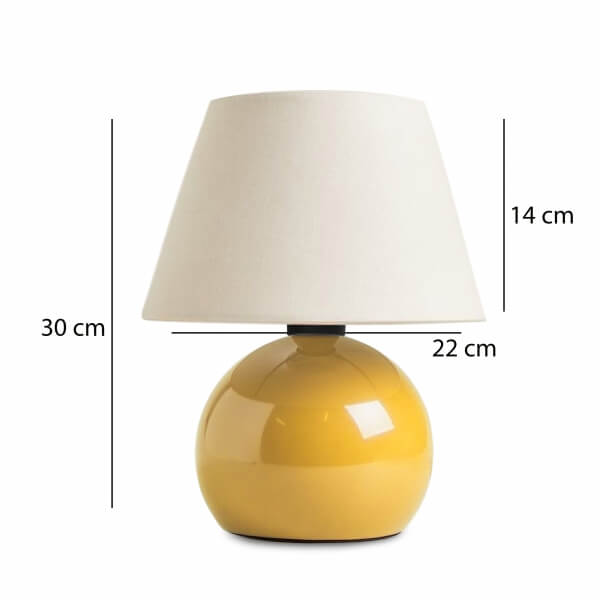 Homing Carpi Sarı Küre Abajur 241820