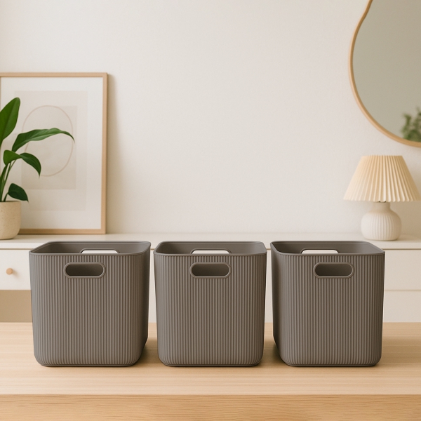 Homing 3 Adet Gri 21lt Organizer Kutu 241825