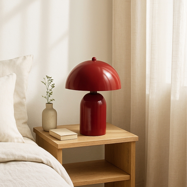 Homing Roma Retro Wine Red Masa Lambası 241881