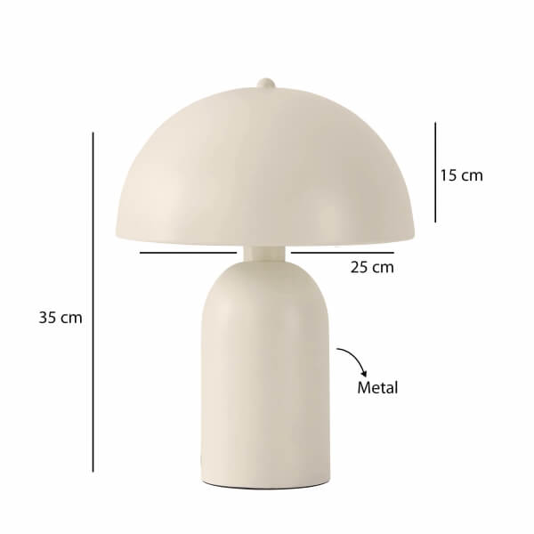 Homing Roman Cream Table Lamp 241882