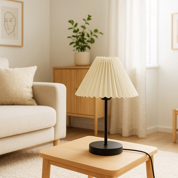 Homing Floi Pileli Başlık Metal Siyah Abajur 241925