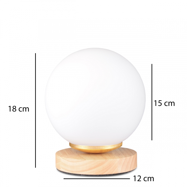 Homing Nuuq Camlı Masa Lambası 241935