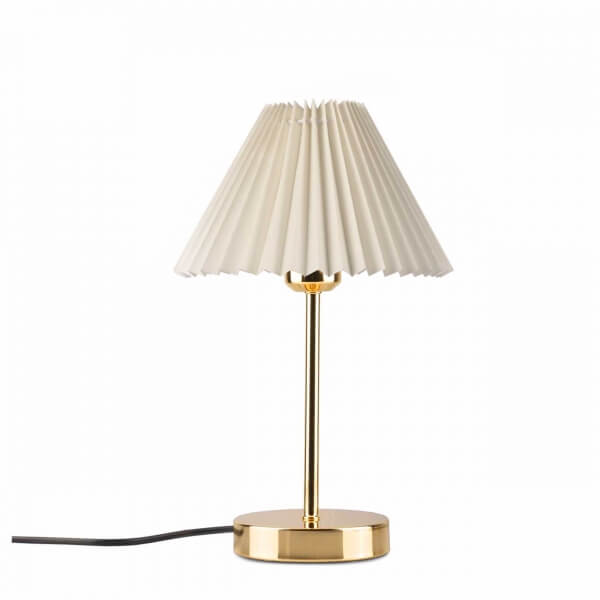 Homing Lila Gold Krem Pileli Kumaş Abajur 241969