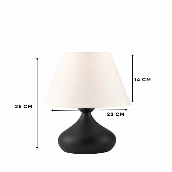 Homing Nissori Siyah Abajur 242004