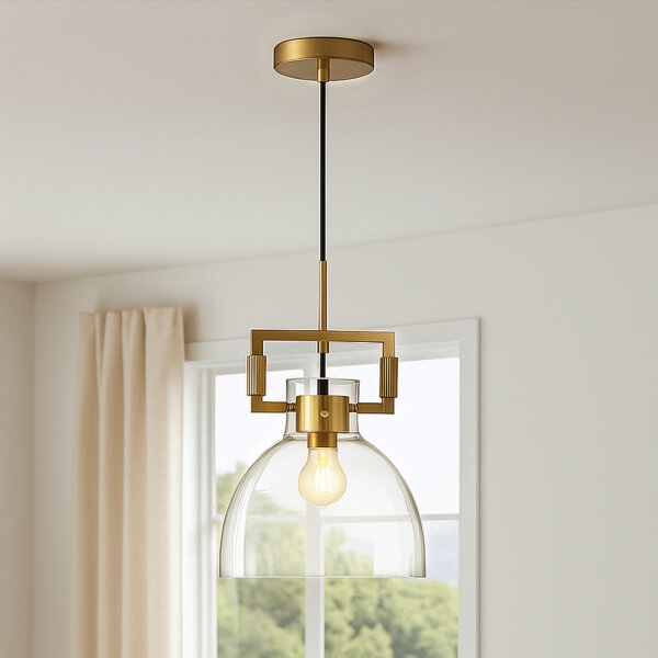 Homing Retro Antique Glass Pendant Lamp 242040