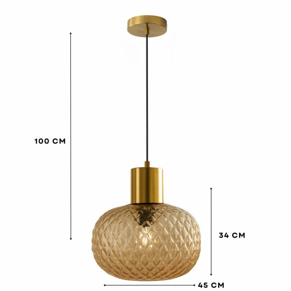 Homing Pearl Vintage Glass Chandelier 242044