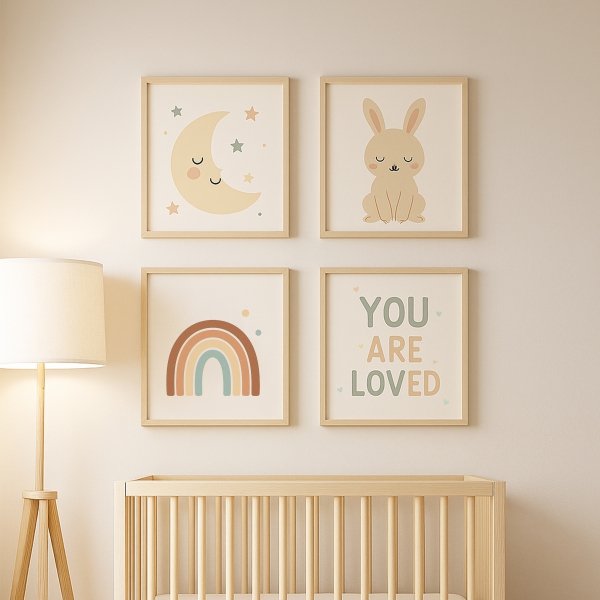 Homing 4' lü Mdf Baskı Tablo Seti 28x28 cm 242062