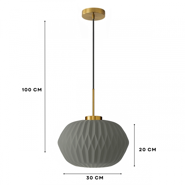 Homing Moderna Gri Cam Sarkıt 242067