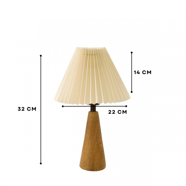 Homing Gardena Doğal Ahşap Abajur 242091