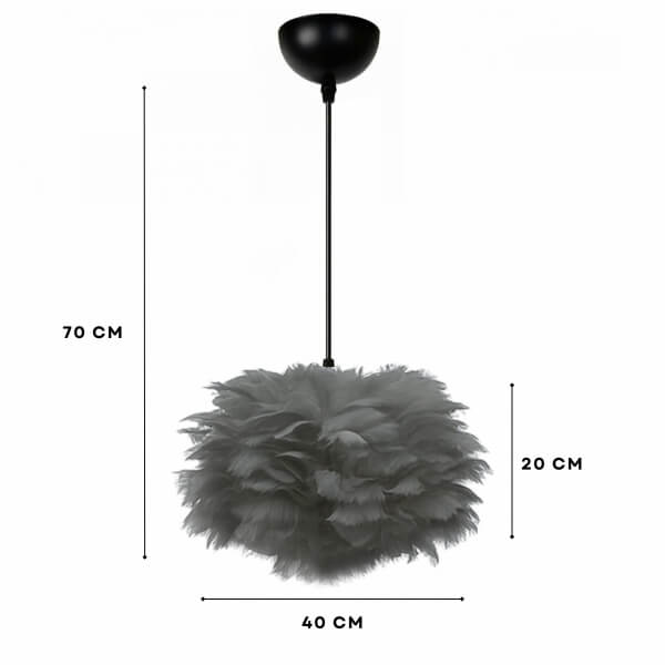 Homing Gri Tüylü Sarkıt 242094