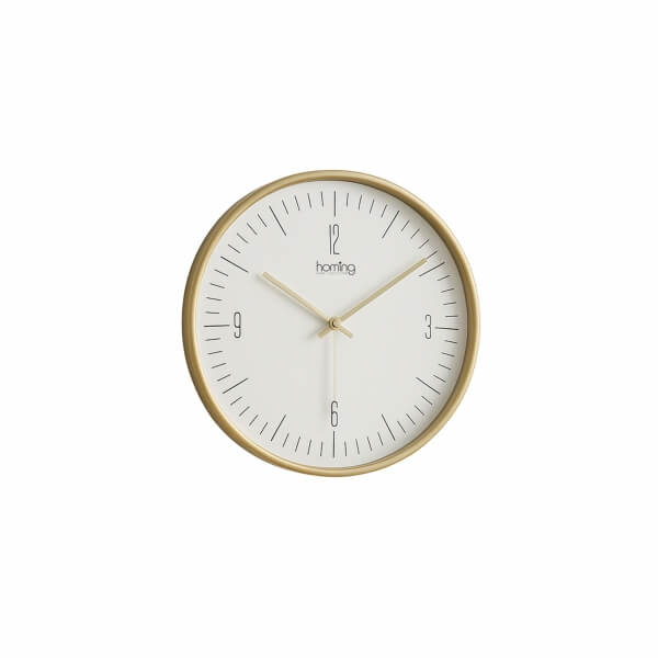 Homing Luno Gold Çerçeve Duvar Saati 28 cm 242113