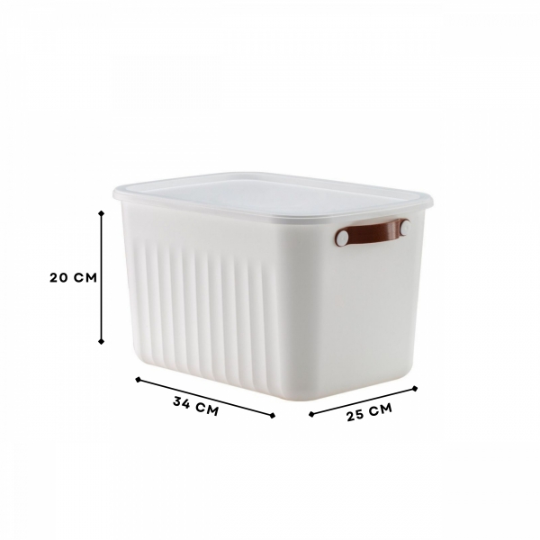 Homing Çok Amaçlı Kapaklı  Beyaz Organizer Kutu 15 LT