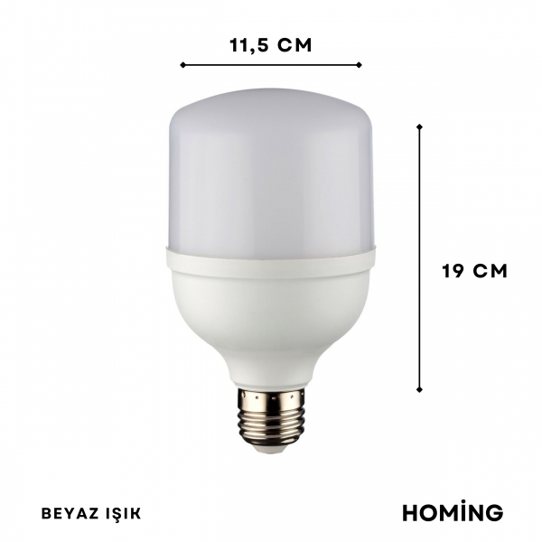 Homing 40w Led Torch Büyük Boy Ampul 3400 Lm