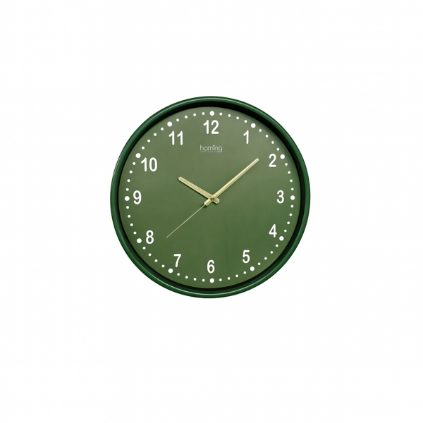 Homing Retro Green Wall Clock 36 cm 242130