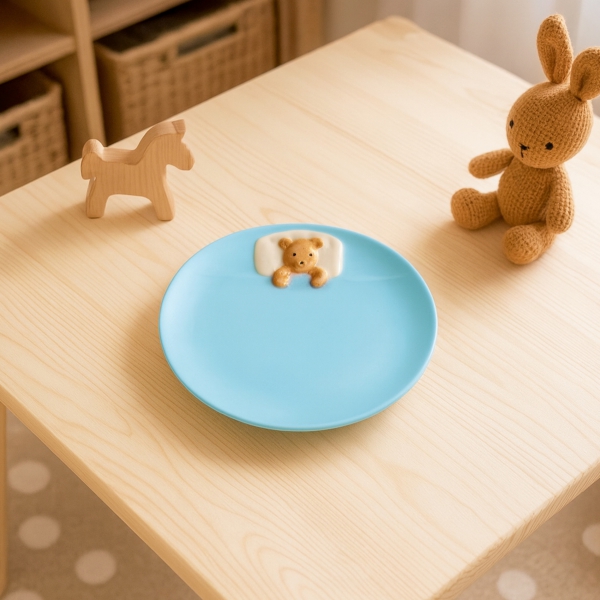 Homing Sevimli Ayıcık Tasarım Seramik Tabak 242154