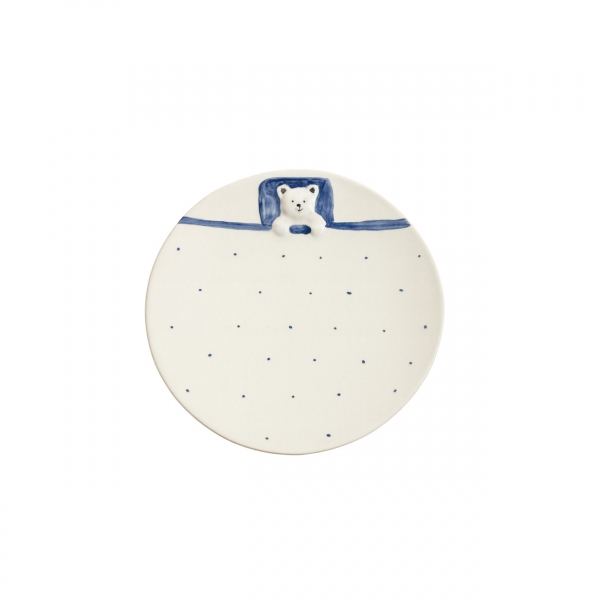 Homing Cute Teddy Bear Design Ceramic Plate 242157