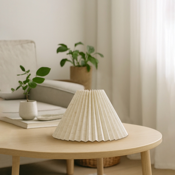 Homing Fleece Pleated Lampshade Head 242163