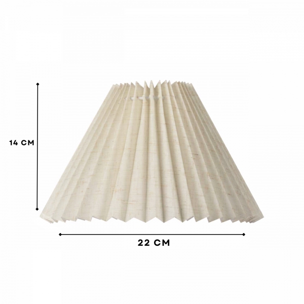 Homing Fleece Pleated Lampshade Head 242163