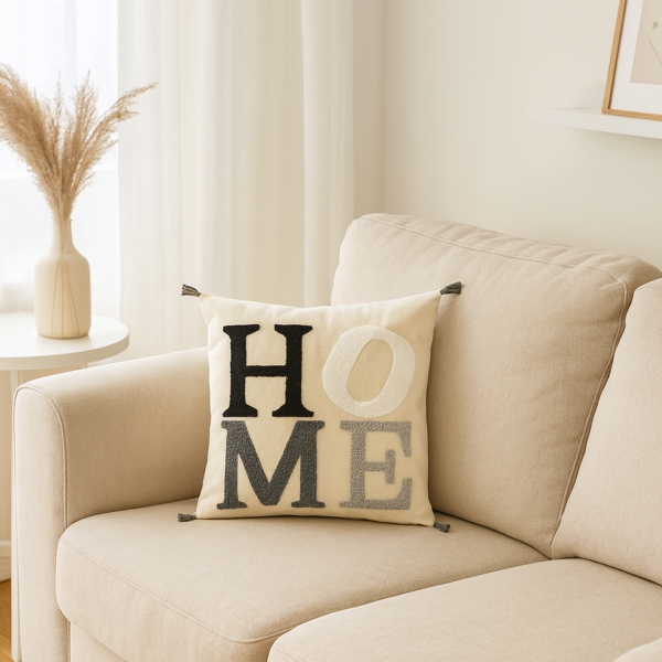 Homing Desenli Kırlent Kılıfı 45x45cm 242167