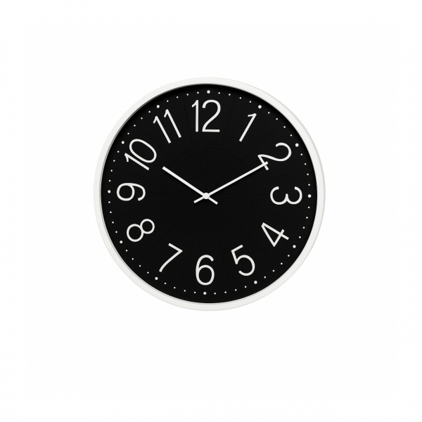 Homing Moderna Black Giant Wall Clock 60 cm 242191
