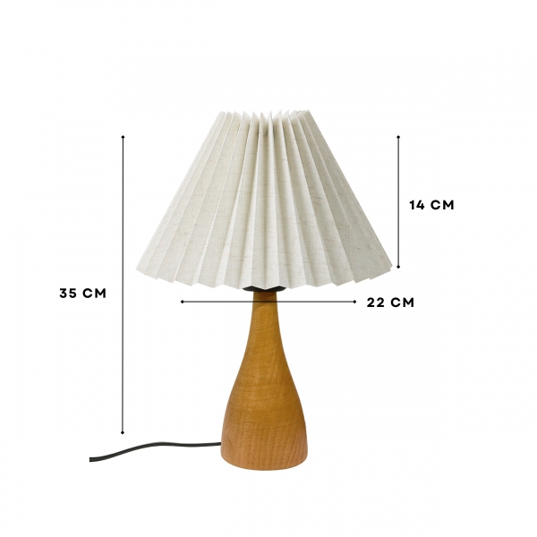 Homing Valeria Ahşap Abajur 242197