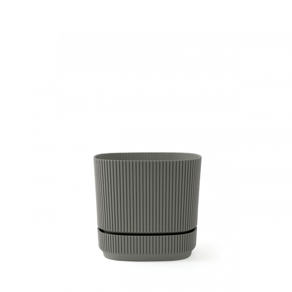 Homing Oval Koyu Gri Mini Saksı 242203