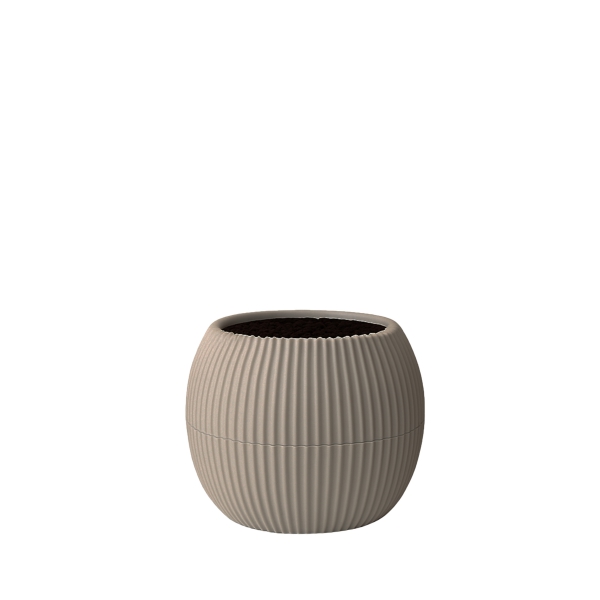 Homing Mini Beige Round Flower Pot 242208