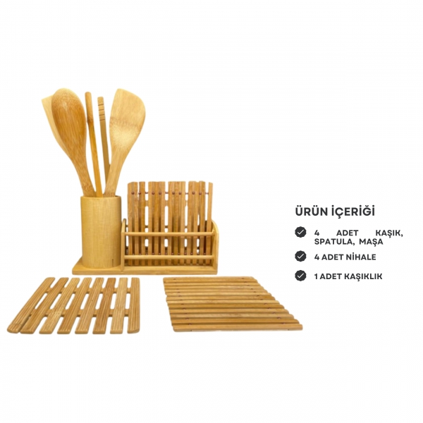 Homing Bambu Mutfak Seti 242220
