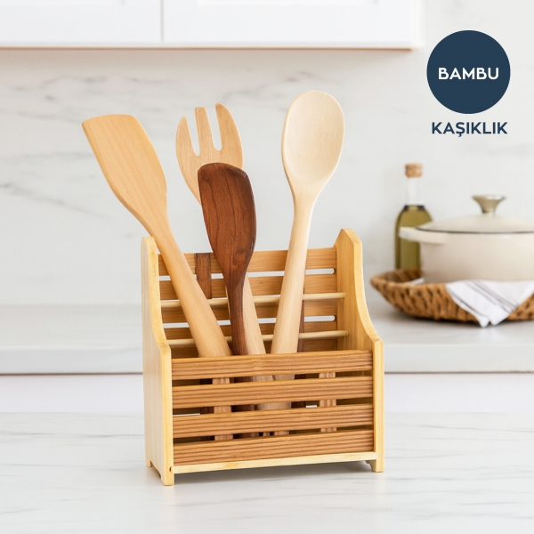 Homing Bambu Tekli Kaşıklık 242223	