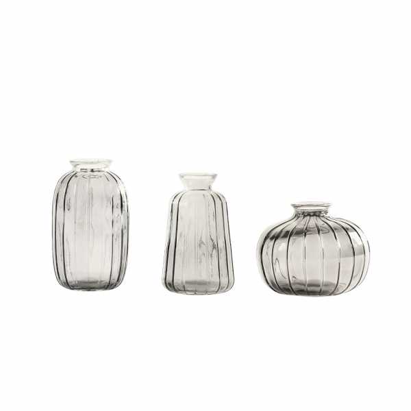 Homing Glass Clear Vase Set 242230