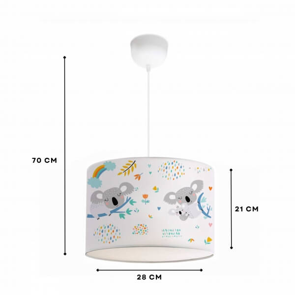 Homing Koala Desenli 28'lik Çocuk Odası Sarkıt 242245