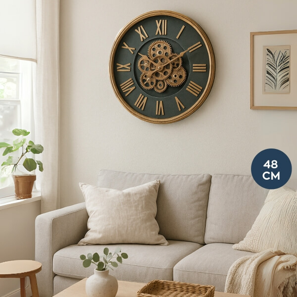 Homing Nuvaro Eskitme 48 cm Büyük Boy Saat 242259