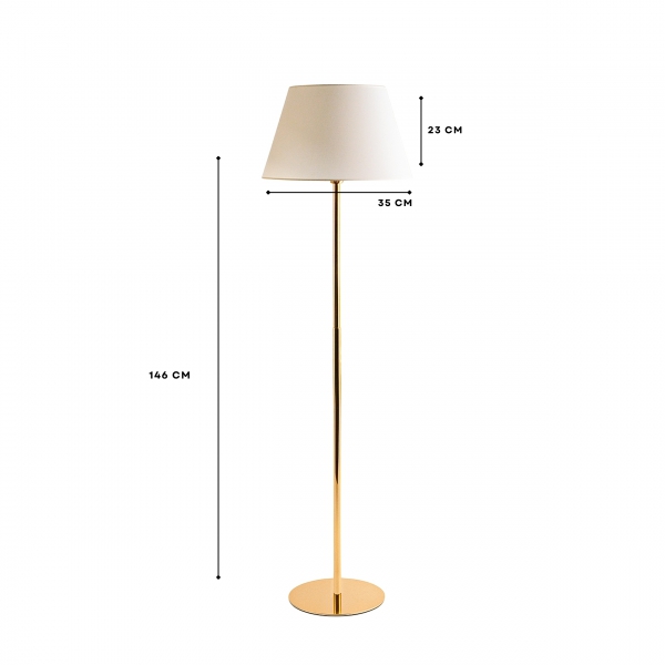 Homing Noor Krem Kumaş Orijinal Gold Lambader 242271