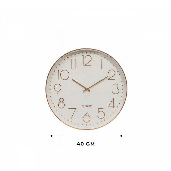 Homing Liva Rose Gold 40 cm Duvar Saati 242275