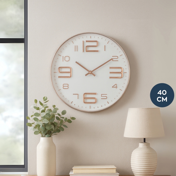 Homing Solin 40 cm Rose Gold Wall Clock 242277