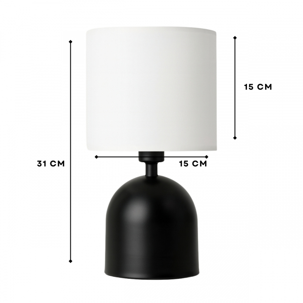 Homing Novi Tekli Siyah Abajur 242295