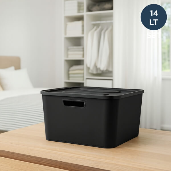 Siyah 14 LT Organizer Kutu 242304