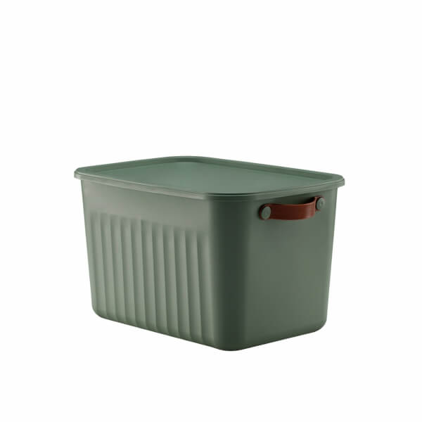 Homing Çok Amaçlı Kapaklı İskandinav Yeşil Organizer Kutu 20 LT	