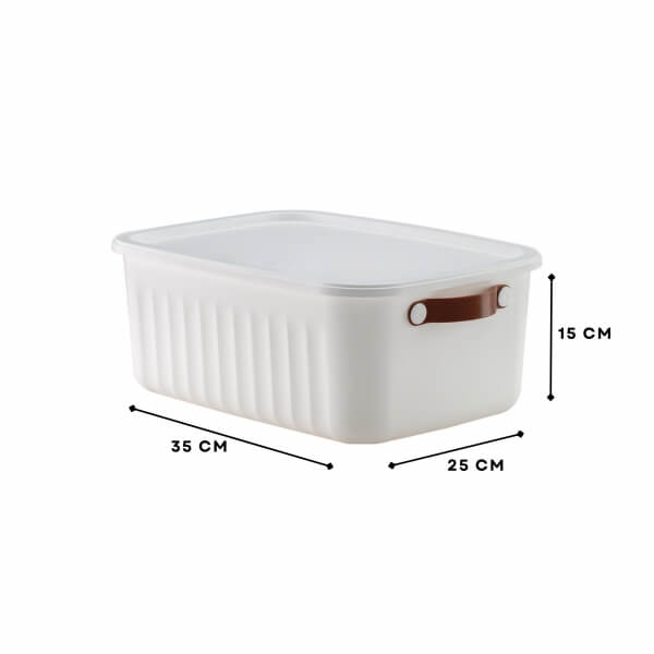 Homing Lumi Çok Amaçlı Kapaklı Beyaz Set Organizer Kutu 10 LT	