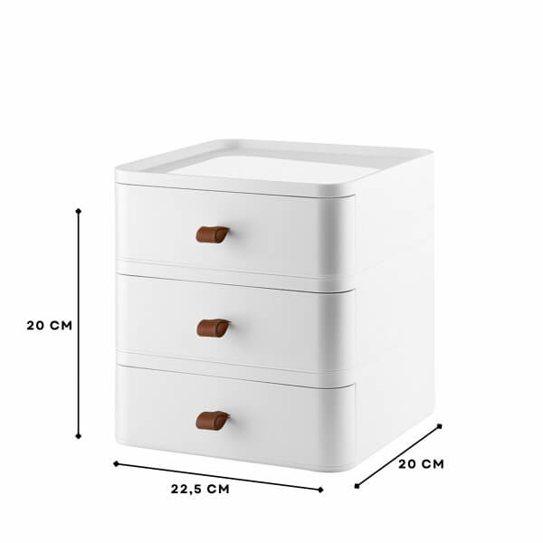 Homing 3 Katlı Çekmeceli Makyaj Takı Organizeri 242358