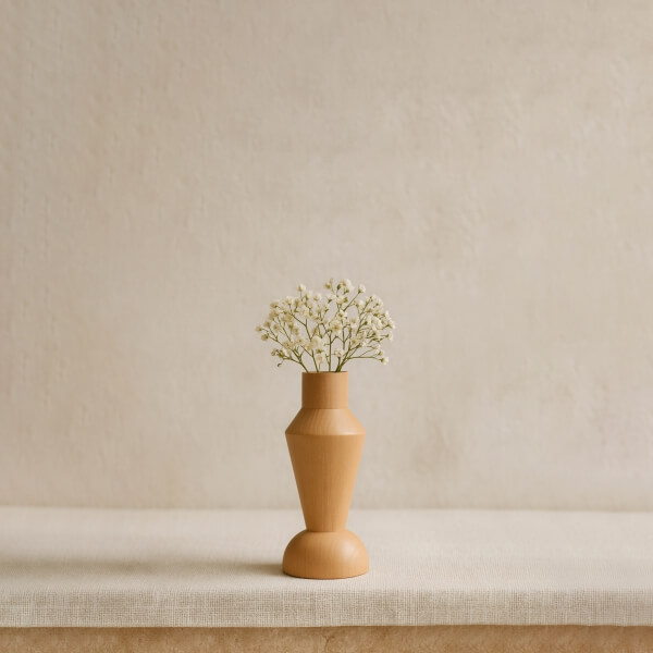 Homing Ahşap Mini Vazo 15 cm 242375