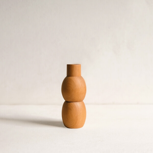 Homing Ahşap Mini Vazo 15 cm 242376