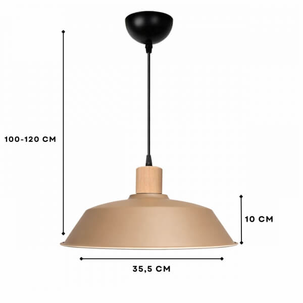 Homing Country İskandinav Tarz Metal Sarkıt 242391