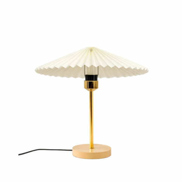 Homing Glow Ahşap Tabanlı Gold Abajur 242407