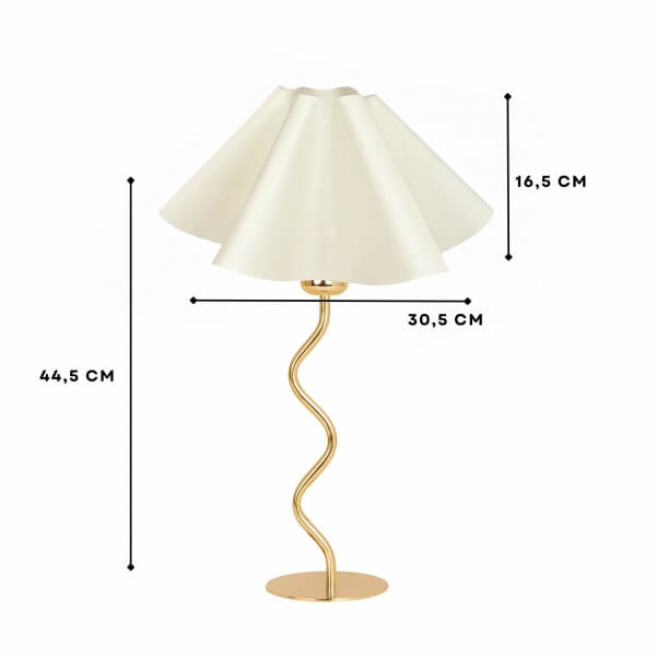 Homing Zigzag Orijinal Gold Abajur 242411