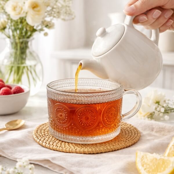 Homing Elisa Rustik Cam Kupa Bardak 242422