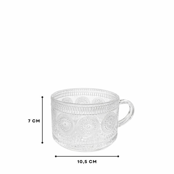 Homing Elisa Rustik Cam Kupa Bardak 242422