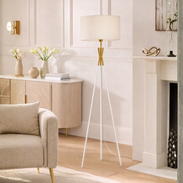 Homing Noa Tripod Beyaz Lambader