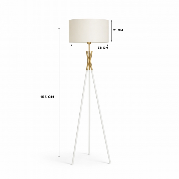 Homing Noa Tripod Beyaz Lambader